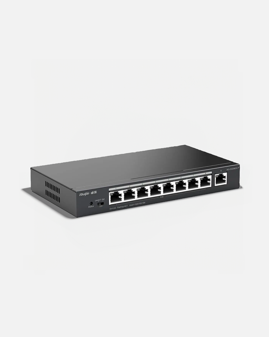 9-port Gigabit Cloud Managed PoE + Switch